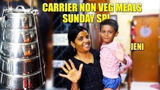 பரபரப்பான பலவகையான சண்டே  சமையல்   | Sunday Non Veg Special | Jeni