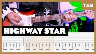 Deep Purple - Highway Star - Guitar Tab | Lesson | Cover | Tutorial