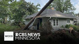 Northwestern Minnesota residents clean up after storm with 90+ mph winds