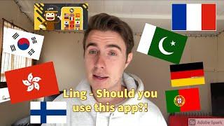 Ling language app review | How I've been using it to learn and my views on language learning apps