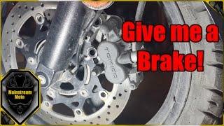 V-Strom Brake pad change. Easy!