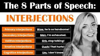 Interjections: Definition and Types | The Parts of Speech in English Grammar