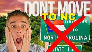 WATCH THIS Before Moving to North Carolina! | Moving to NC 2025