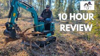 Chinese Mini Excavator Working Hard | Family Homestead Journey