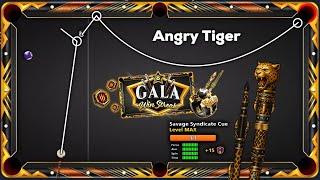 8 Ball Pool - ANGRY TIGER CUE in Gala Win Streak Event - Free Elegant Cue & 26 Rings - Gaming With K