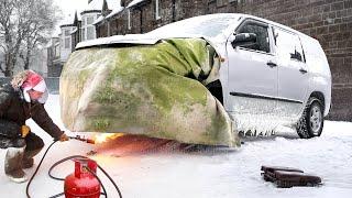 How Siberian People Start Frozen Cars in World’s Coldest City