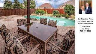 830 Woodview Drive, Prosper, TX Presented by Cliff Freeman.