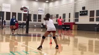 Juliet Trevino 12 yr old Volleyball Training RGV Venom Edinburg, TX 2020, 7th grader