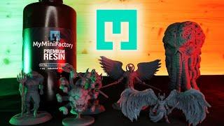 Testing A New Resin For Miniatures From MyMiniFactory