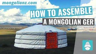How to assemble a Mongolian Ger