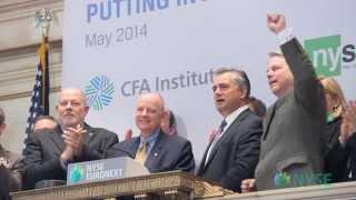 CFA Institute rings the NYSE Closing Bell