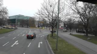 Berlin: Doppeldecker-Busfahrt vom KaDeWe zum Anhalter Bahnhof Potsdamer Platz Bus ride from KDW