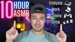 10 HOUR ASMR || Fast Background ASMR || For Studying, Work, Gaming, and Sleep!