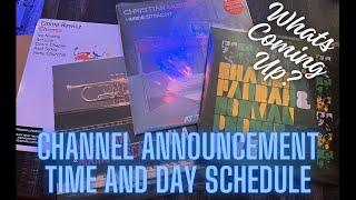 Channel Announcement: Upcoming Reviews Times and Days for New Drops