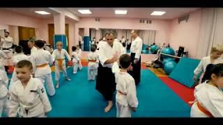 Mikhail Safronov, 5th dan aikido - kids seminar nov 2017 St. Psg.