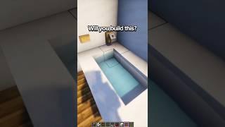 2 Bath Ideas  #minecraft #shorts