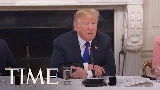 President Trump Calls Apple CEO Tim Cook 'Tim Apple' In Meeting | TIME