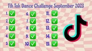 TIK TOK DANCE CHALLENGE SEPTEMBER 2023