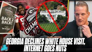 Georgia Declines White House Visit Offer, Internet Runs With Conspiracies | Pat McAfee Reacts