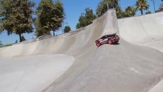 Traxxas Rally Shreds SoCal Skate Park