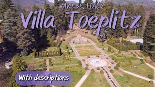 Villa Toeplitz - Varese, Italy - 4K Aerial view with captions