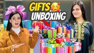 Baku Sy Laye Gifts Ki Unboxing |Siya G Sy Kafi Dino Bad Mulakat Hui|Maya Khan Vlogs