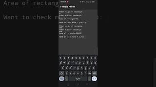 Area of circle, triangle, rectangle using programe #Technology #Coding #Programming #ComputerScience