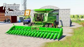 FIRST CORN HARVEST OF THE YEAR | TIREDBOG | FARMING SIMULATOR 2019