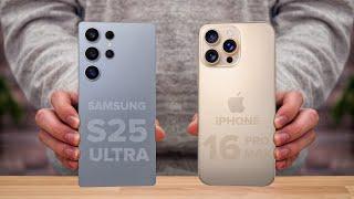 Samsung S25 Ultra Vs iPhone 16 Pro Max