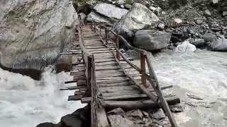 Crossing the River Supin at Dhawla