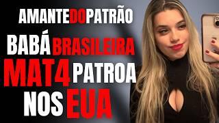 BABÁ BRASILEIRA ERA AMANTE DO PATRÃO NOS EUA, E RESOLVE MAT4R PATROA PARA VIRAR A DONA DA CASA