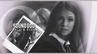  Young God — Draco Malfoy & fem!Harry Potter (Elena Gilbert) — AU