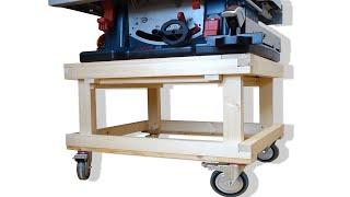 Table Saw on Wheels | DIY | Bosch GTS 10 XC