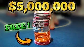 I Fought For $5,000,000 In Vegas, For FREE! | Poker Vlog Episode 4