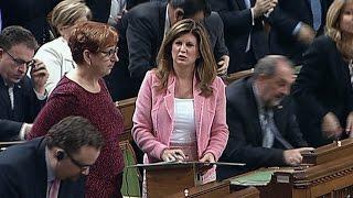 Elbowgate : Opposition leader Rona Ambrose addresses Commons fracas