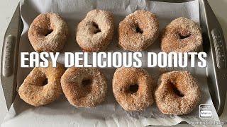 Easy delicious donuts from a can of biscuits