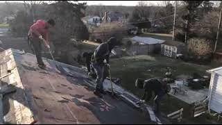 Back to work!     American Roofing and Remodeling Ambler PA (800) 353-7663