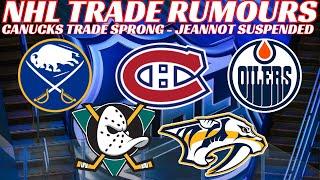 NHL Trade Rumours - Oilers, Habs, Ducks, Preds, Sabres + Canucks Trade Sprong, Matthews to IR