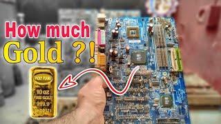 6 PC motherboards GOLD recovery using a UNIQUE METHOD