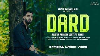 DARD - Arifur Rahman Jony | Ainan | Hindi Song | Lyrics Video