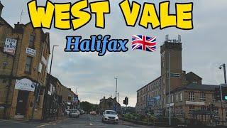 Driving From Dean Clough Mills to West Vale- HALIFAX, Yorkshire, ENGLAND 