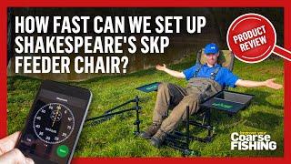 WE TAKE A LOOK at Shakespeare's new SKP Feeder fishing chair