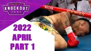 Boxing Knockouts | April 2022 | Part 1 #knockoutzone