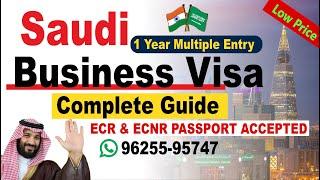 Saudi Business Visa 1 Year Complete Guide || All Passport Accepted ECR & ECNR || Low Price