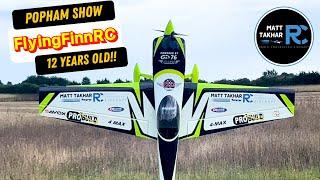 12-Year-Old Finn from Flying Finn RC Stuns with 3D Flying Skills | Popham Airshow 2024