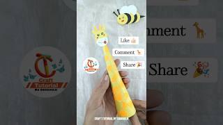 How to make a cute Giraffe from Paper  #shorts #viral #kidscraft