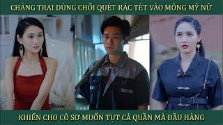 Chàng trai chỉ cần dùng chổi quét rác Tét vào Mông mỹ nữ khiến cho cô sợ muốn tụt cả quần