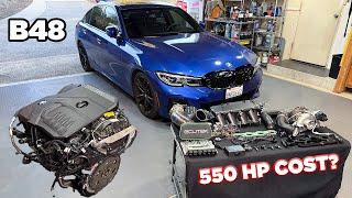 Want a 500+ HP 4-Cyl B48 BMW 330i? Here's the Cost!