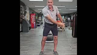 Golf swing underhand motion explained with how the body shifts and Ground pressure