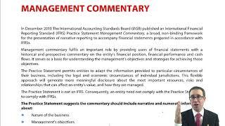 Management Commentary - ACCA (SBR) lectures